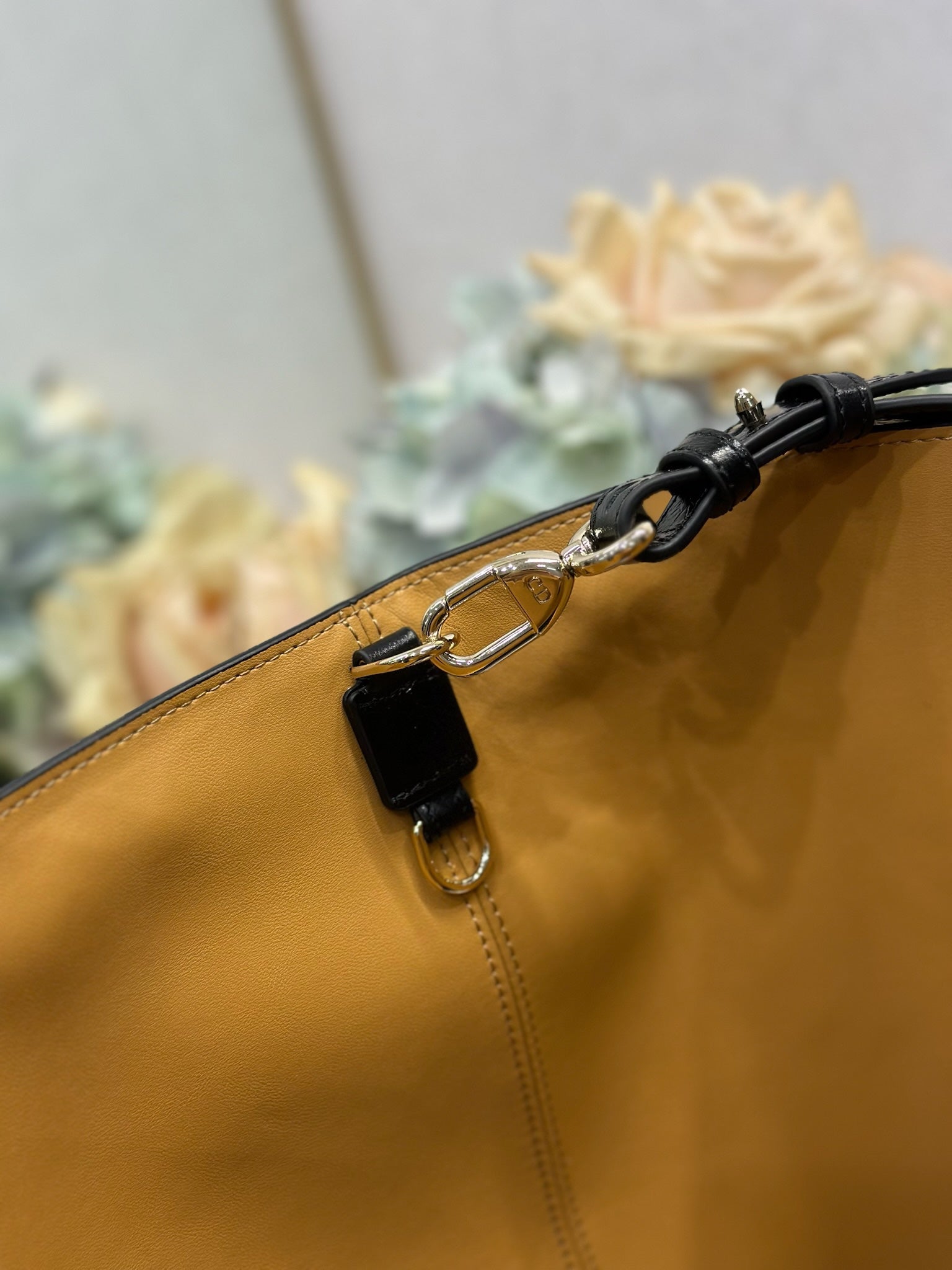 DIOR 26S TOUJOURS BAG 37 IN BLACK CALFSKIN