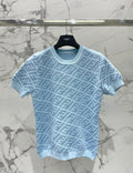 FEND 25S JACQUARD KNIT SHORT SLEEVES 264231