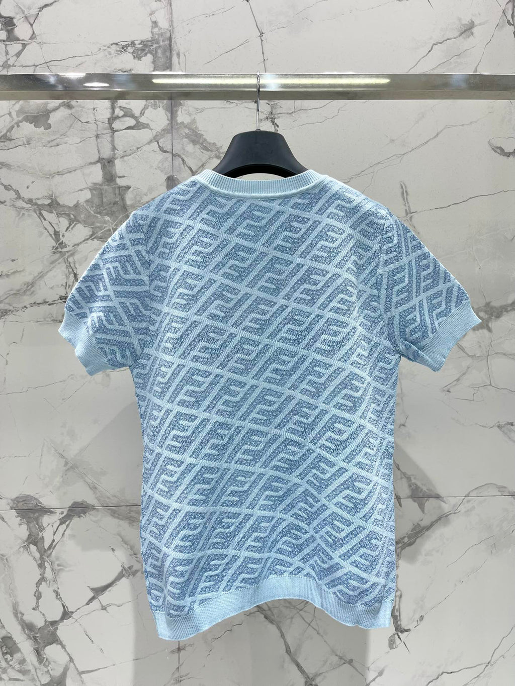 FEND 25S JACQUARD KNIT SHORT SLEEVES 264231