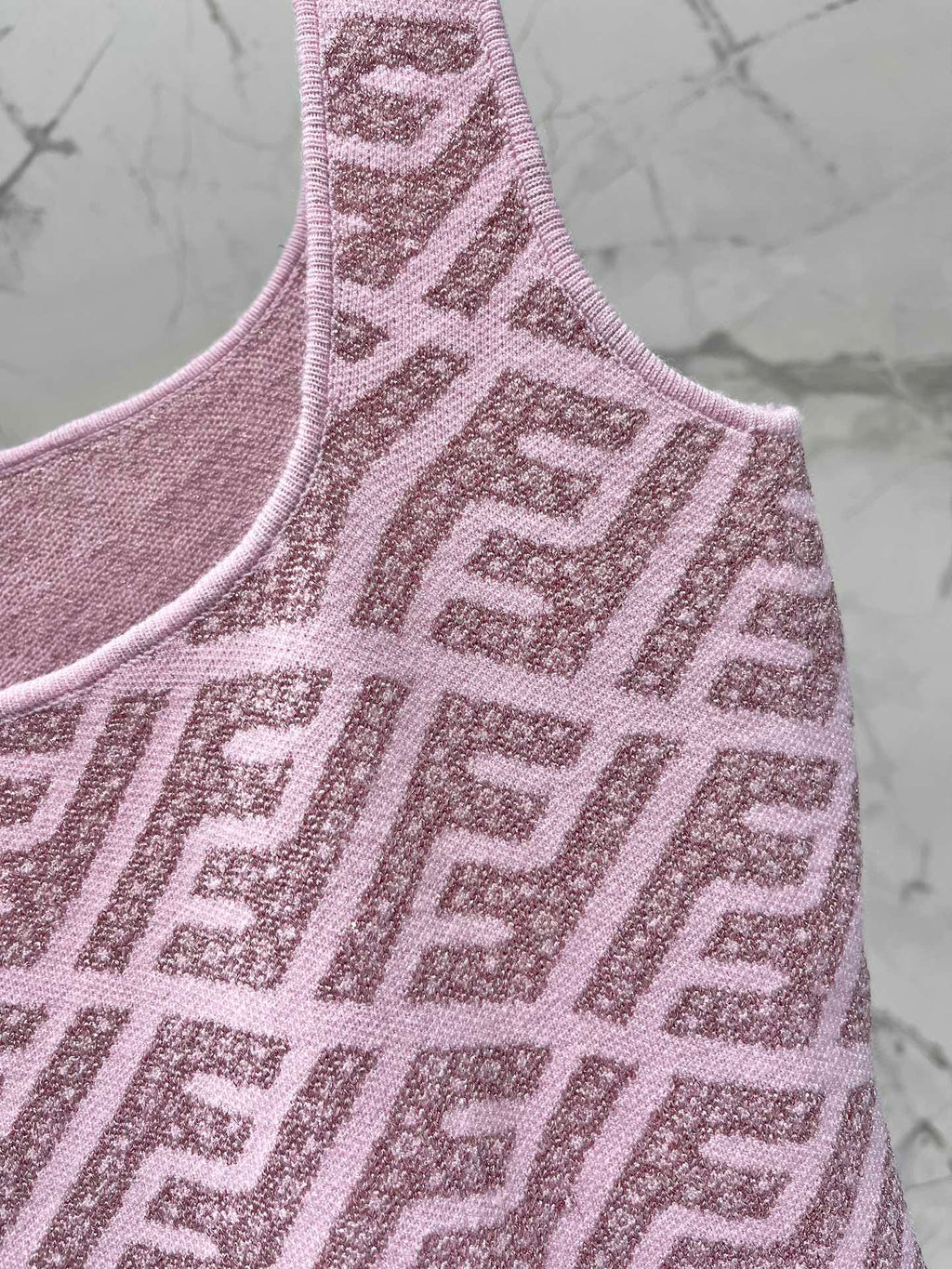 FEND 25S JACQUARD KNIT VEST 264235