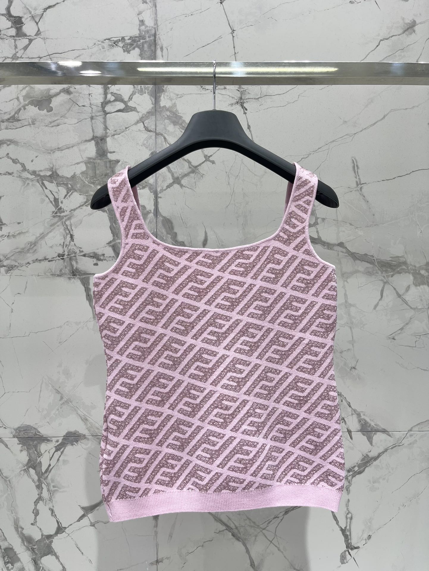 FEND 25S JACQUARD KNIT VEST 264235
