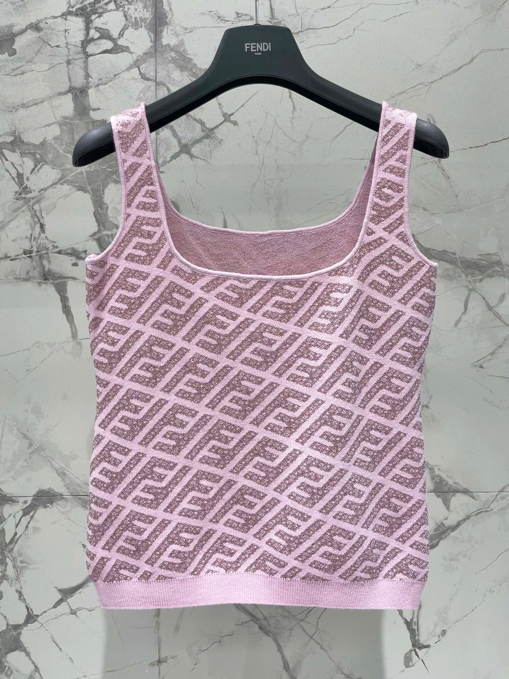 FEND 25S JACQUARD KNIT VEST 264235