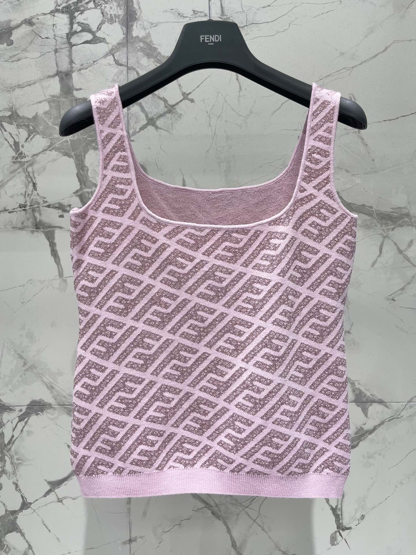 FEND 25S JACQUARD KNIT VEST 264235