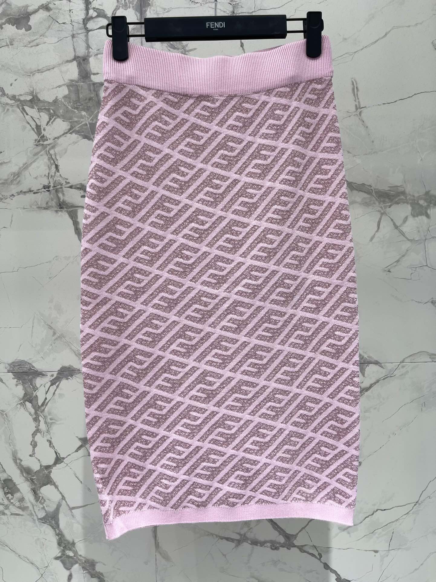 FEND 25S JACQUARD KNIT DRESS 264236