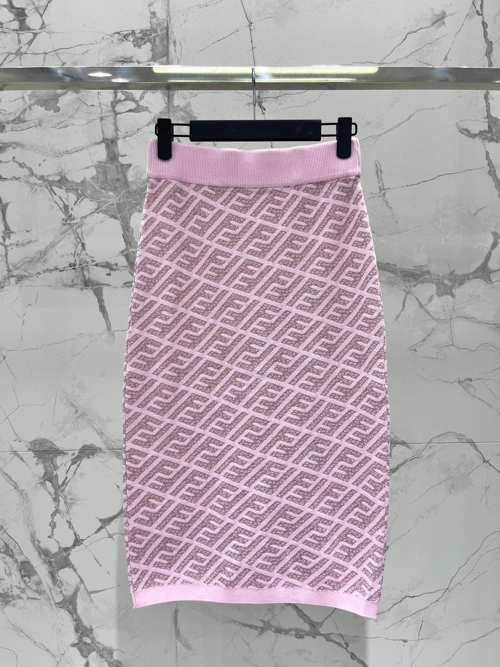 FEND 25S JACQUARD KNIT DRESS 264236