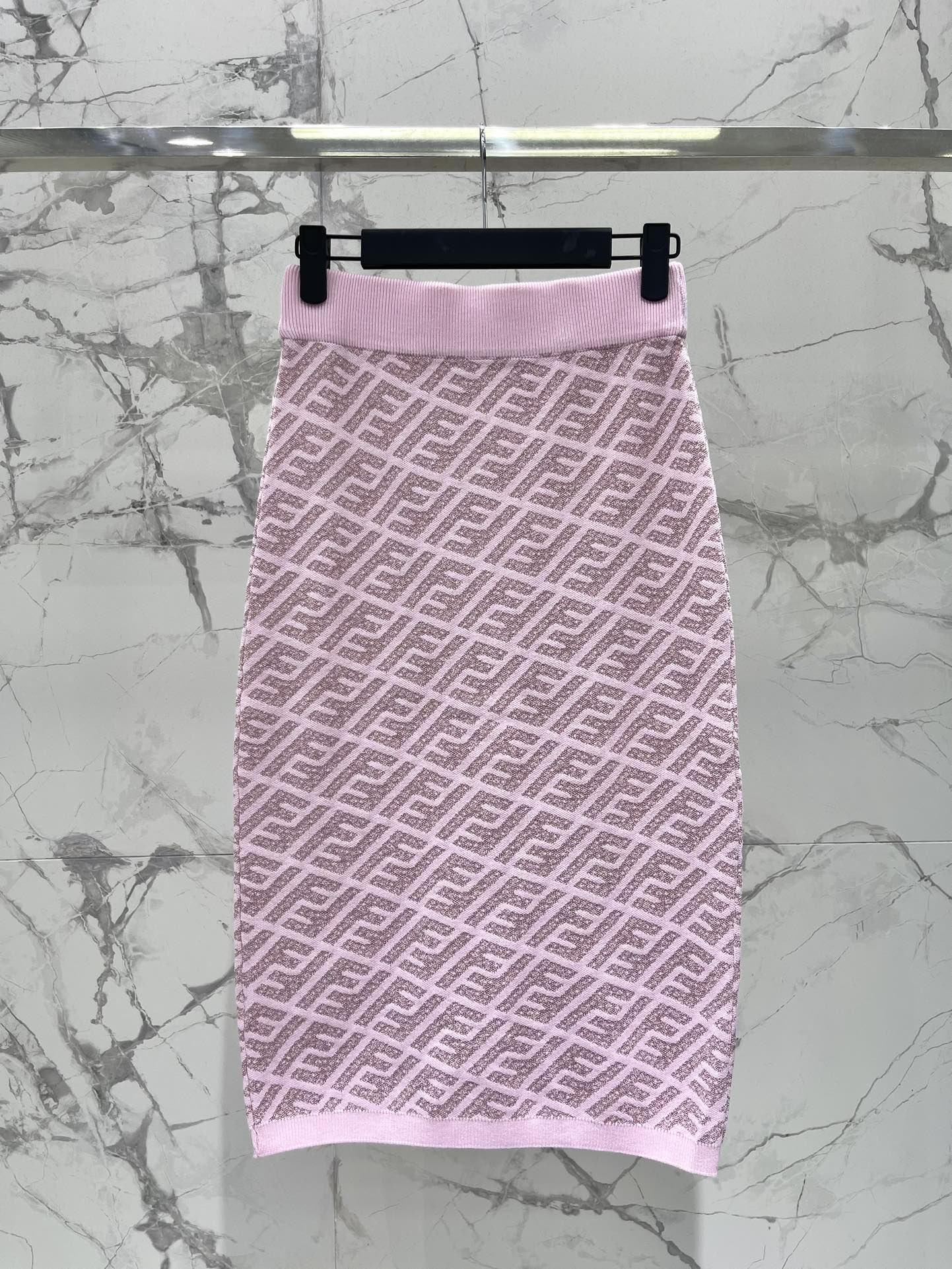 FEND 25S JACQUARD KNIT DRESS 264236