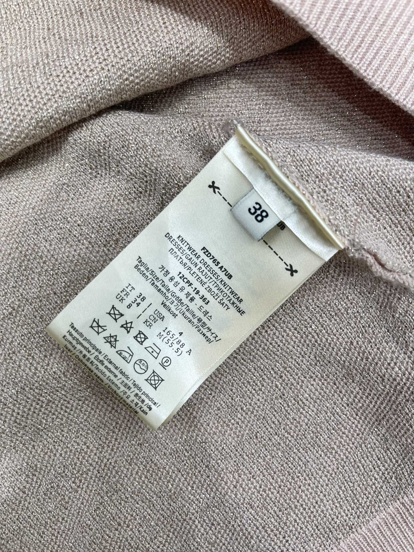 FEND 25S JACQUARD KNIT DRESS 264022