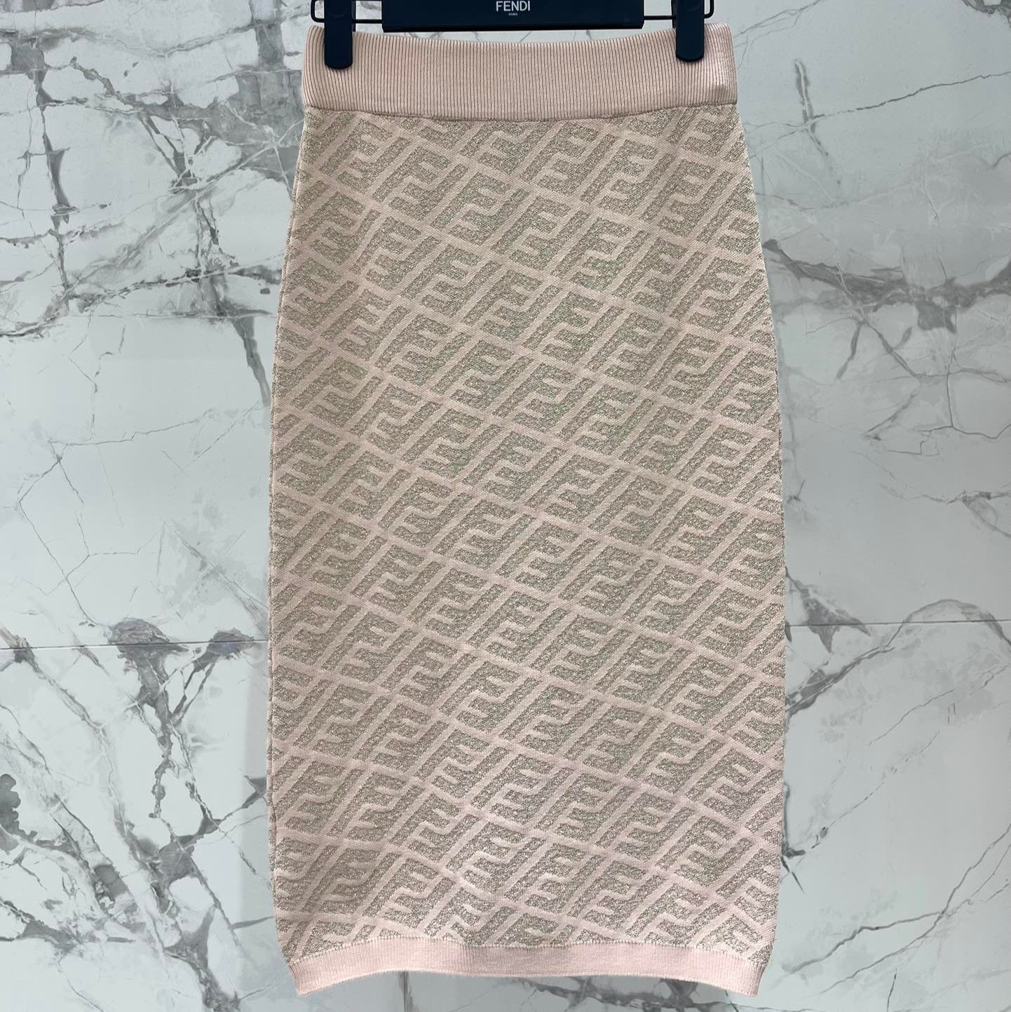 FEND 25S JACQUARD KNIT DRESS 264022
