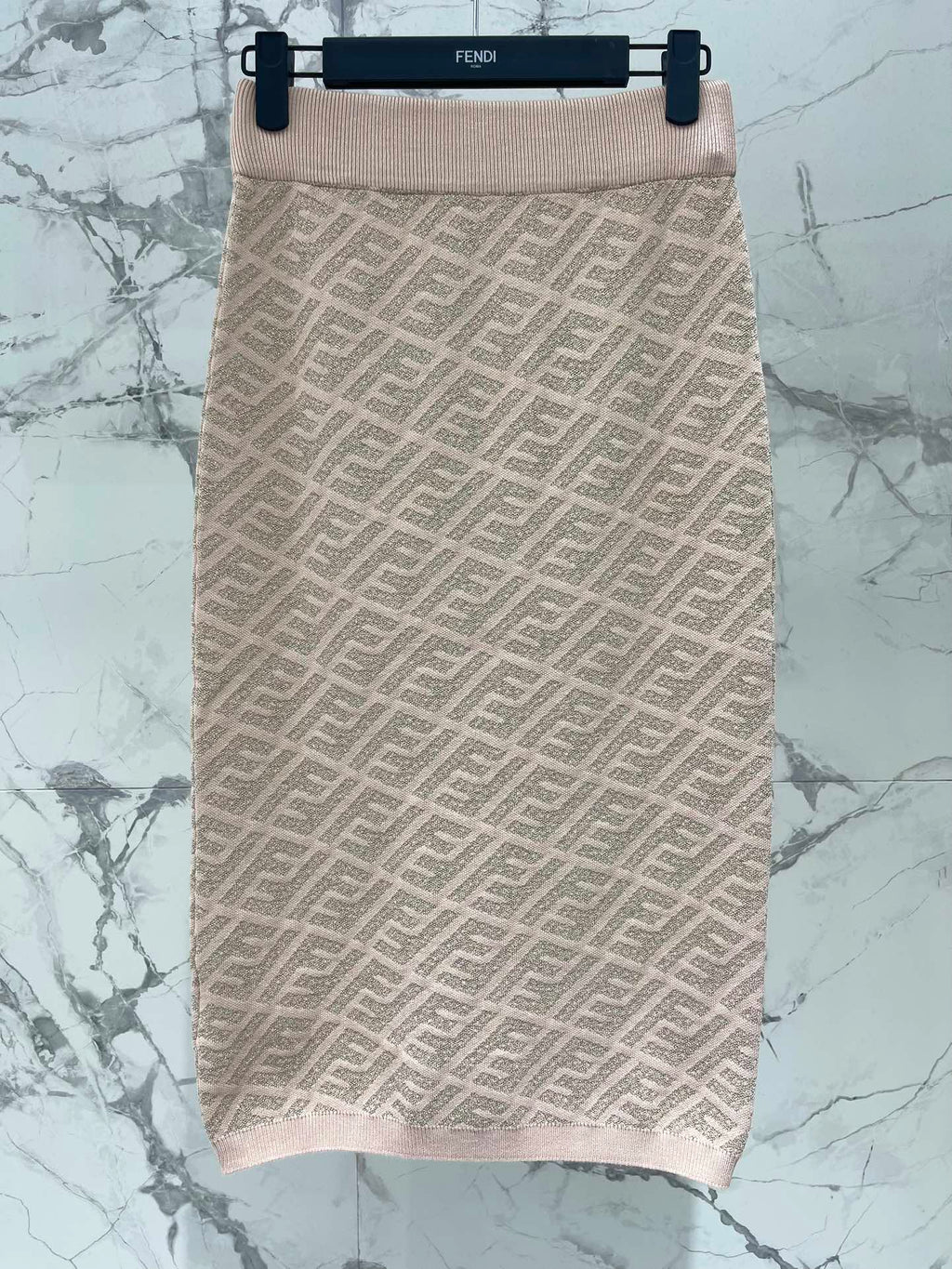 FEND 25S JACQUARD KNIT DRESS 264022