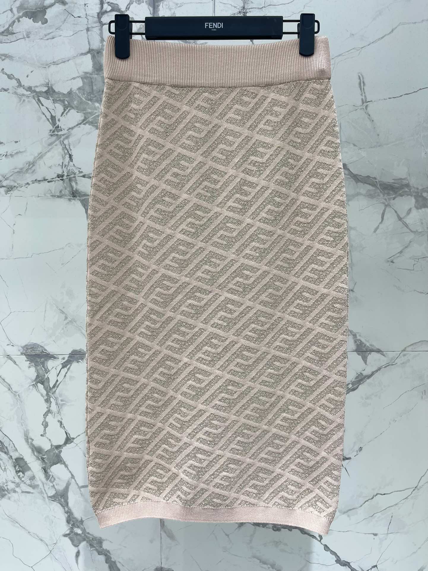 FEND 25S JACQUARD KNIT DRESS 264022