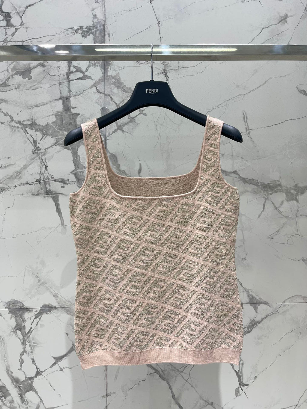 FEND 25S JACQUARD KNIT VEST 264023