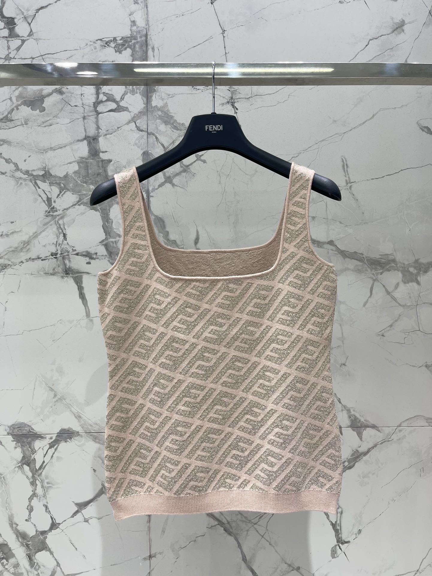 FEND 25S JACQUARD KNIT VEST 264023