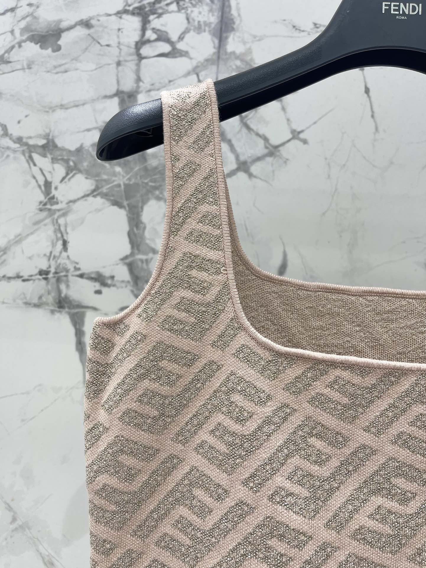 FEND 25S JACQUARD KNIT VEST 264023