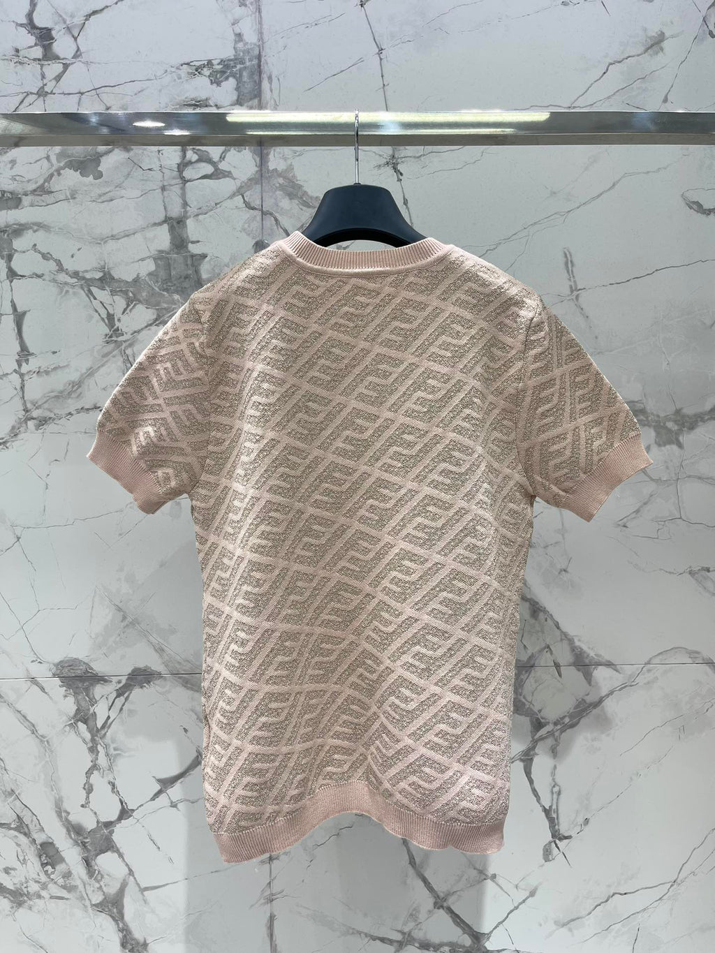 FEND 25S JACQUARD KNIT SHORT SLEEVES 264021