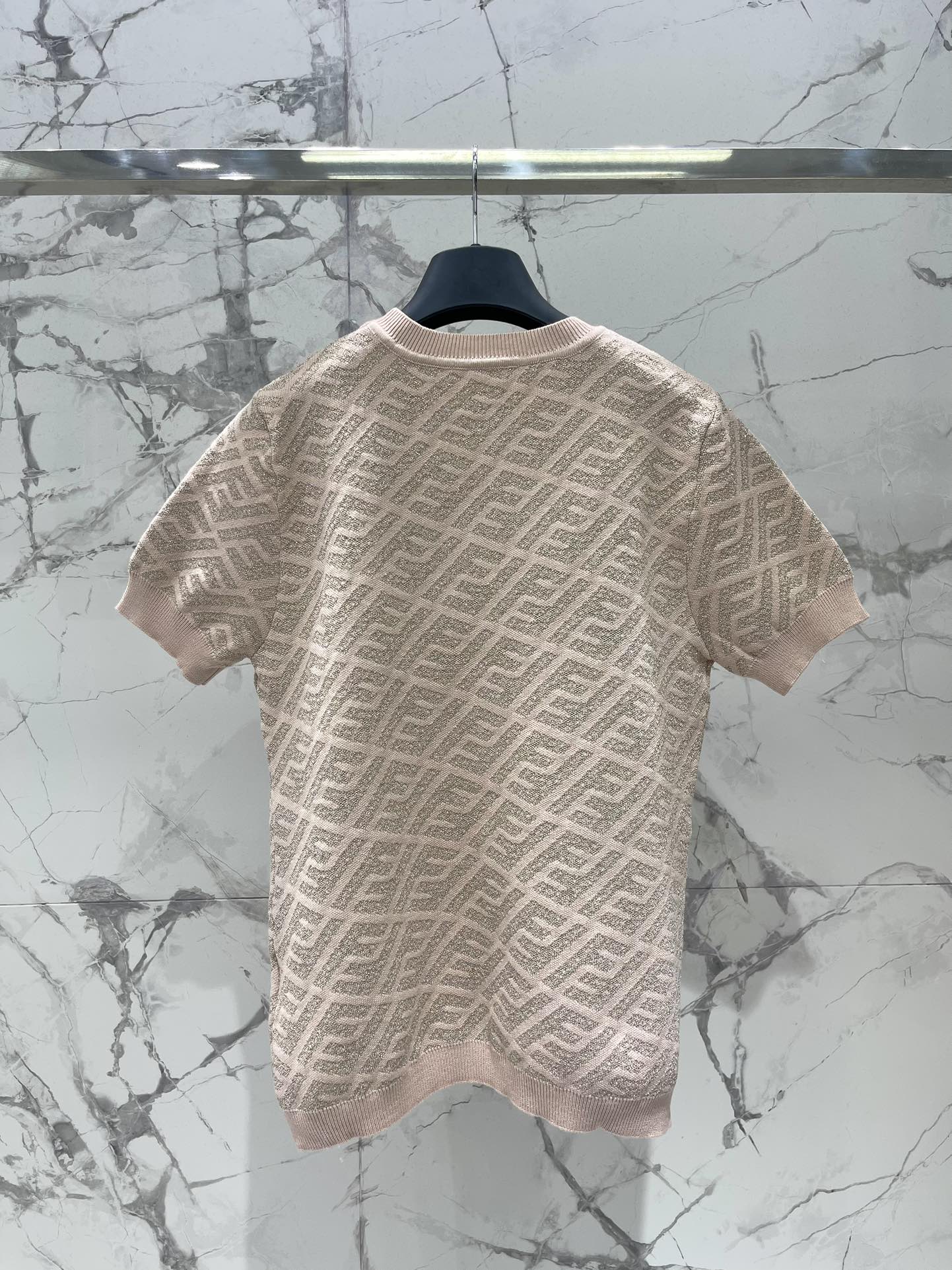FEND 25S JACQUARD KNIT SHORT SLEEVES 264021