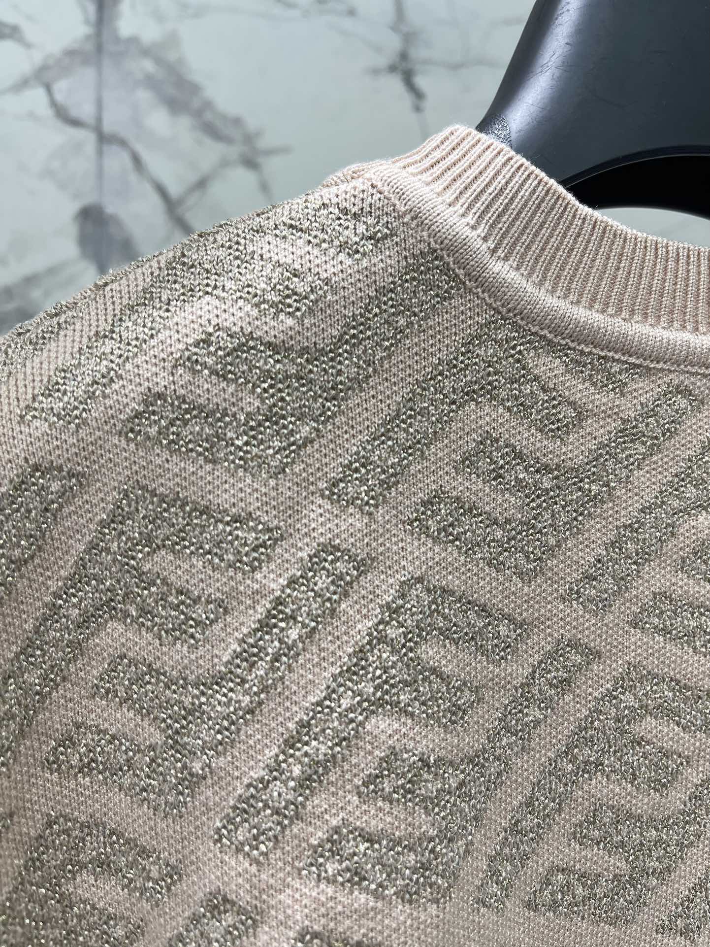 FEND 25S JACQUARD KNIT SHORT SLEEVES 264021