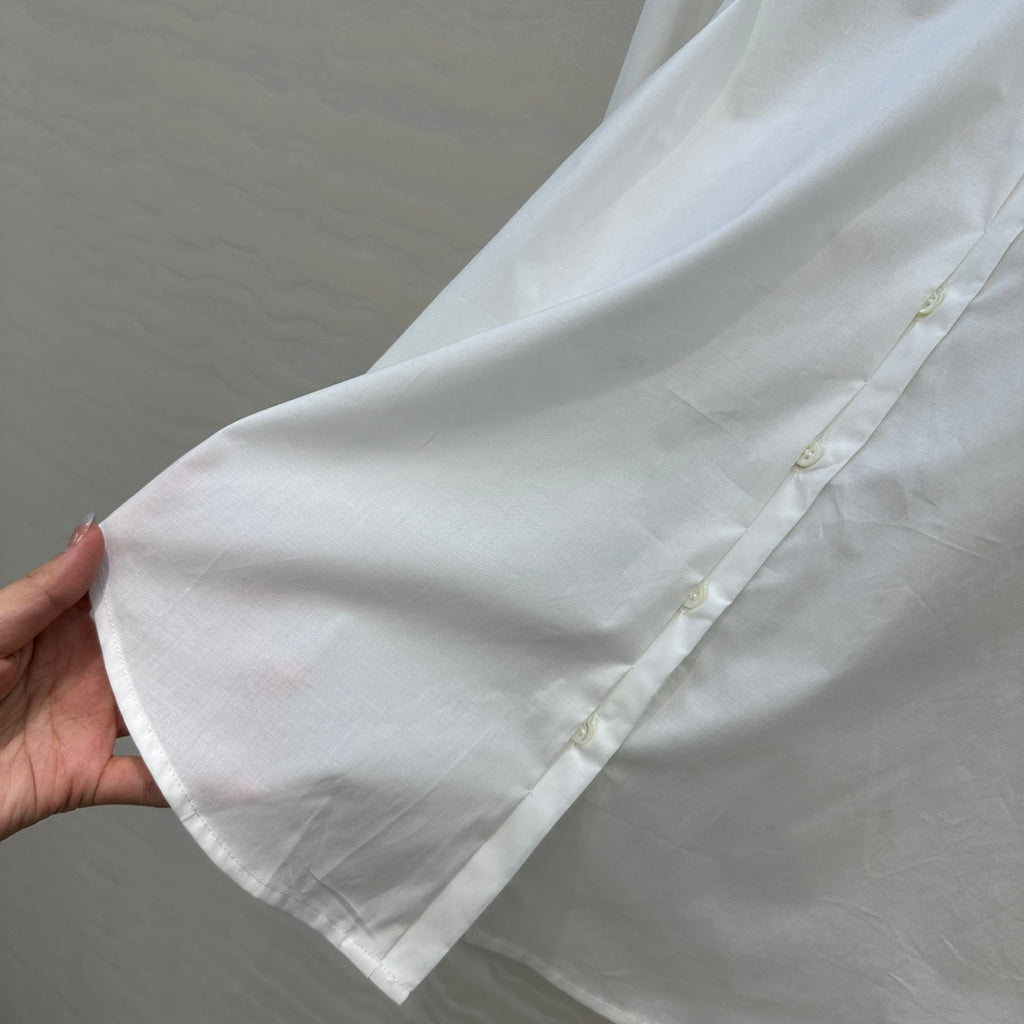 THE ROW CLASSIC WHITE COTTON SHIRT