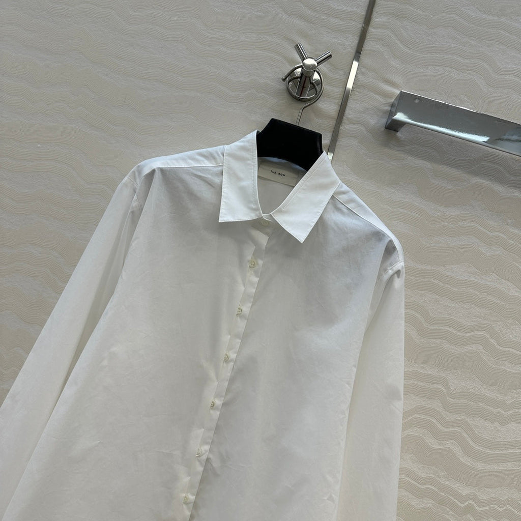 THE ROW CLASSIC WHITE COTTON SHIRT
