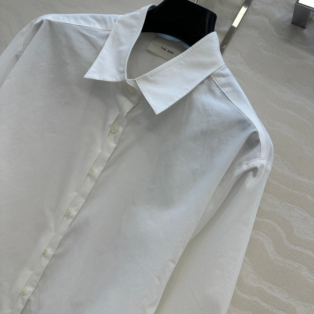 THE ROW CLASSIC WHITE COTTON SHIRT
