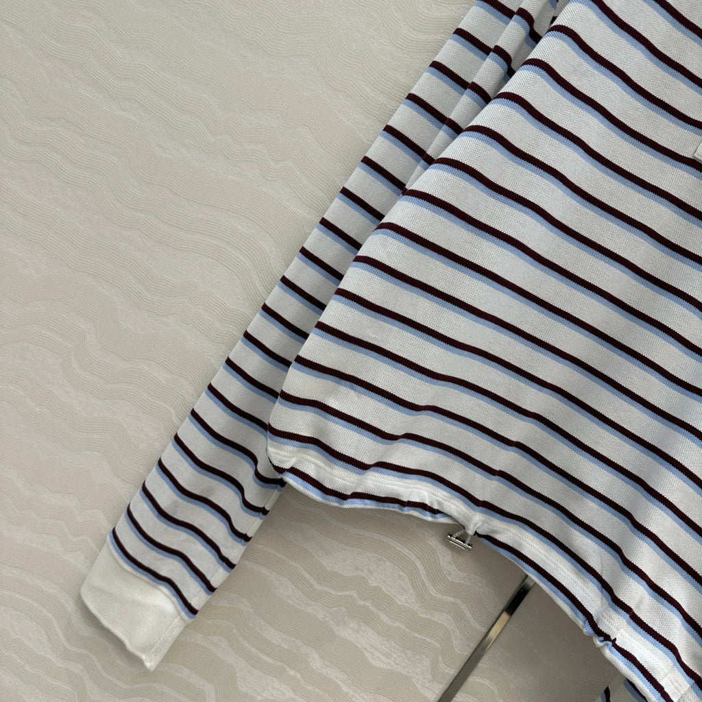 PRADA LONG-SLEEVE POLO SHIRT 270087