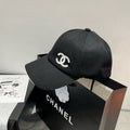 BASEBALL HAT IN BLACK WITH WHITE TRIM 673995