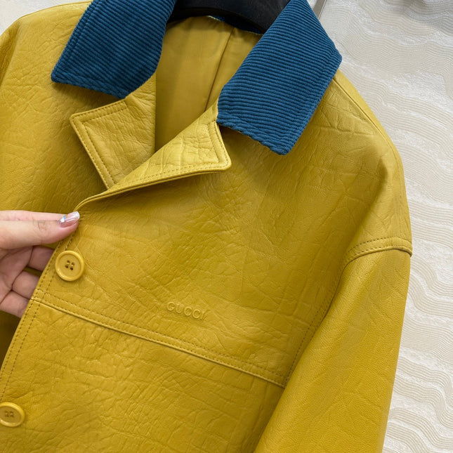 GUCCI LEATHER JACKET 82