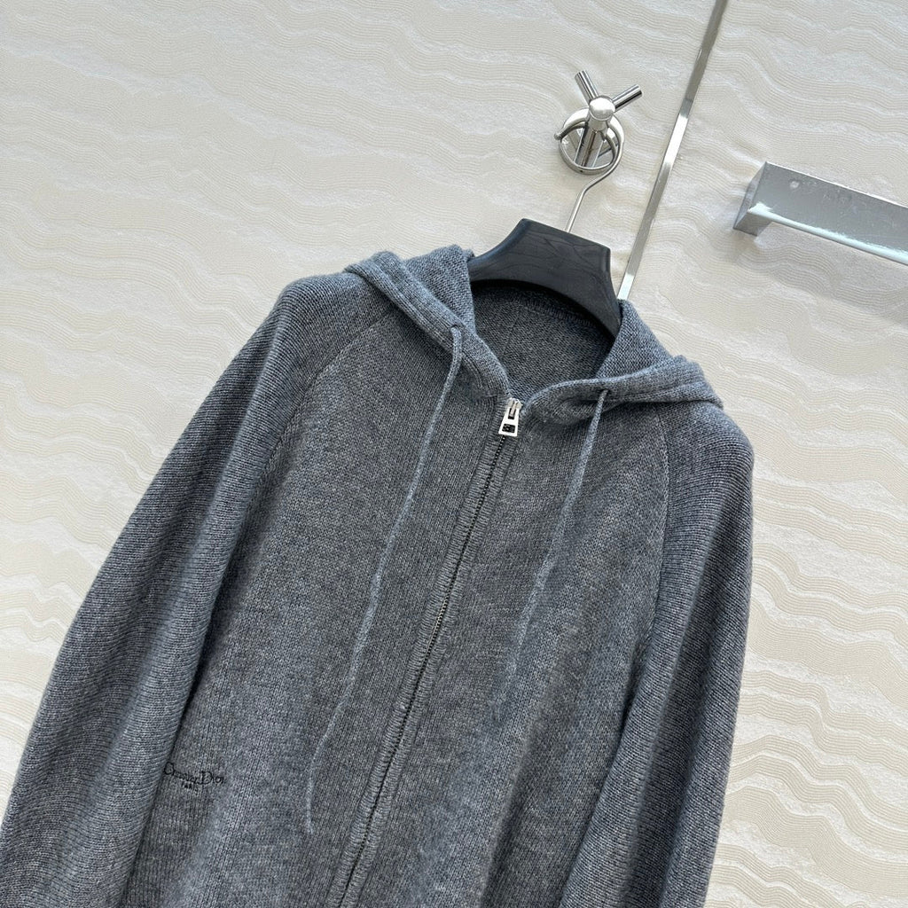 DIOR HOODED CARDIGAN 276287