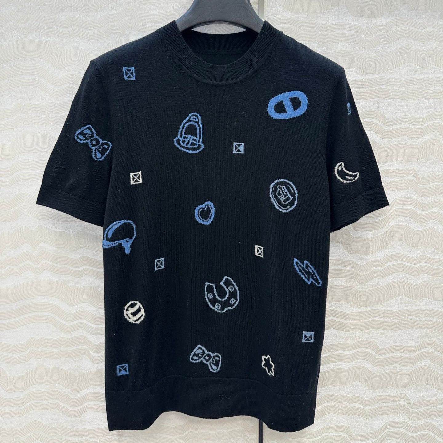 HERMES SHORT SLEEVE JACQUARD T-SHIRT 276209