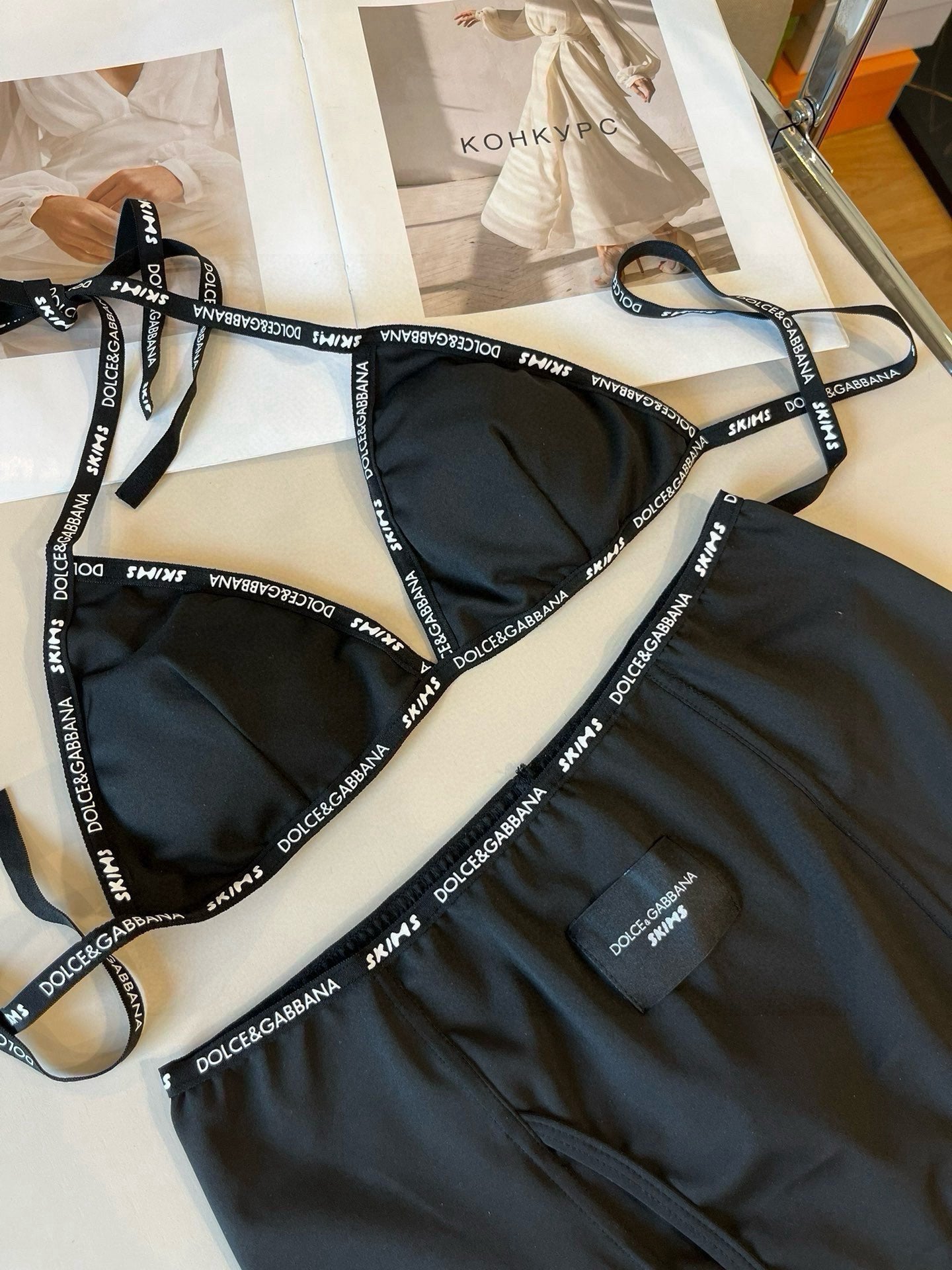 DOLCE & GABBANA BIKINI 25S TWO PIECE IN 742648