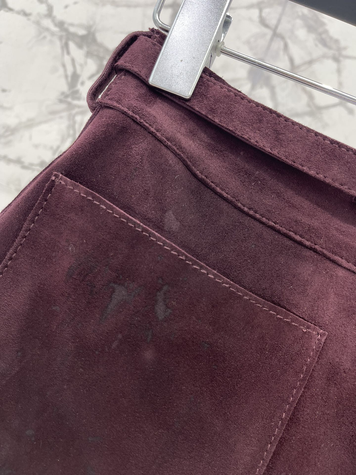HERMES 25S SHEEPSKIN SHORTS 176