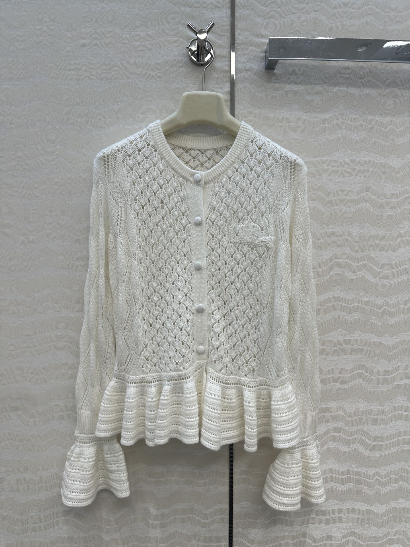 CHLOE 25S WHITE CARDIGAN STYLE 003