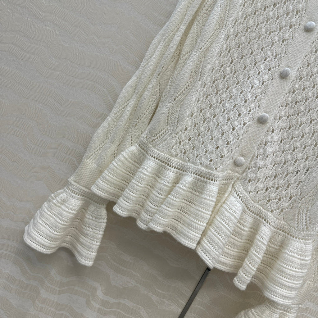CHLOE 25S WHITE CARDIGAN STYLE 003