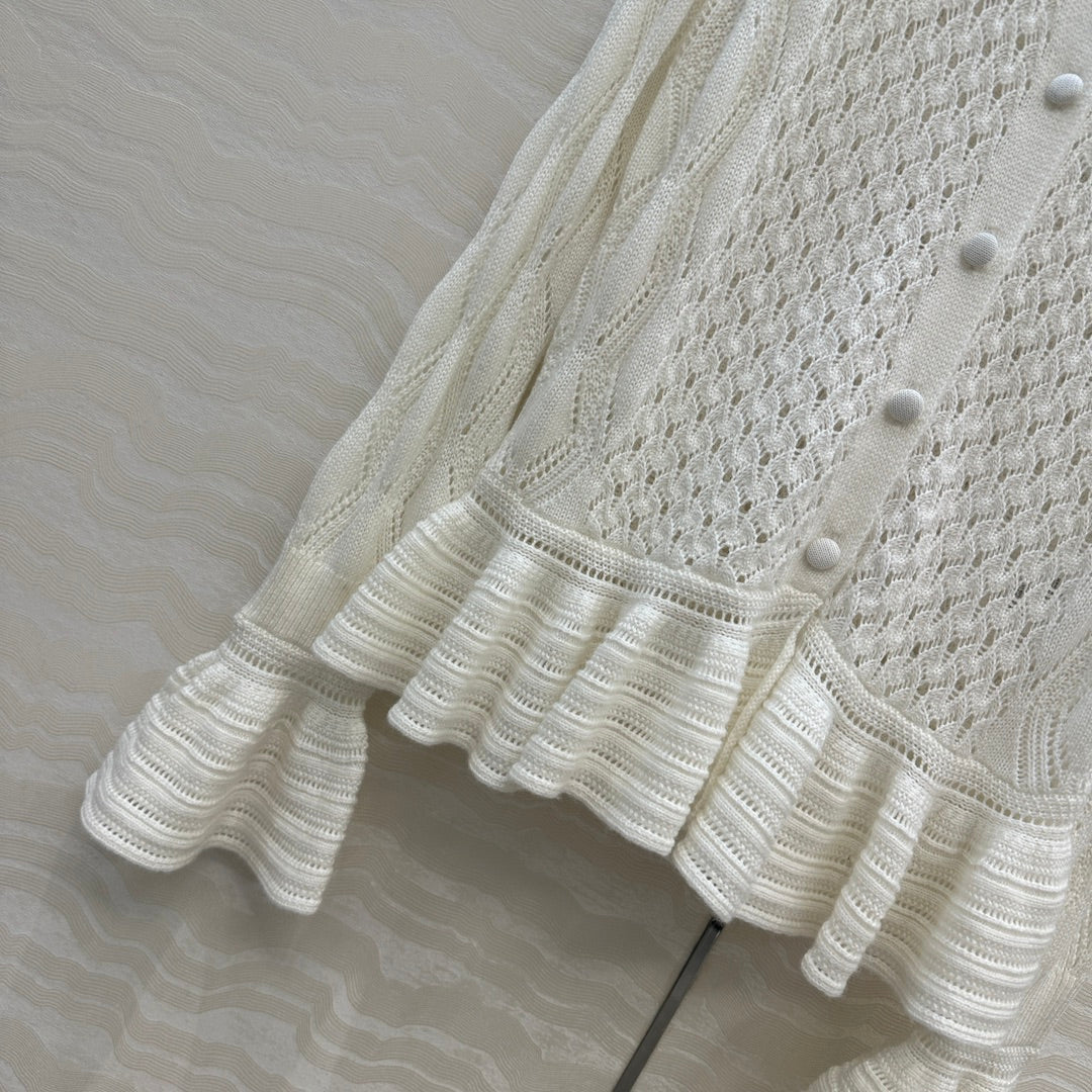 CHLOE 25S WHITE CARDIGAN STYLE 003