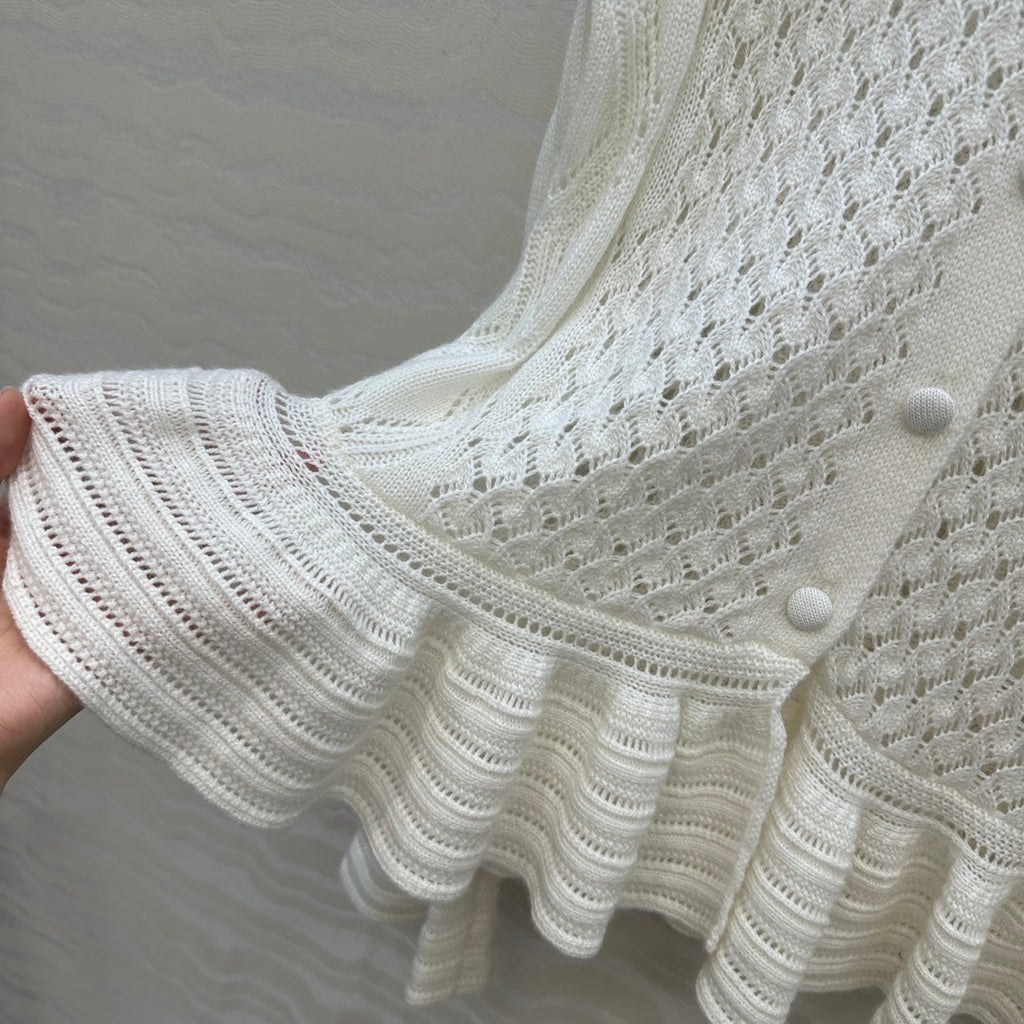 CHLOE 25S WHITE CARDIGAN STYLE 003