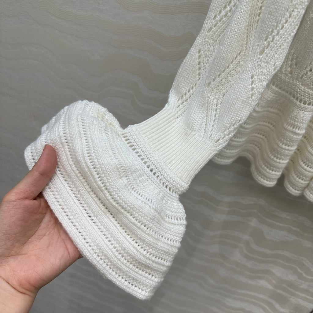 CHLOE 25S WHITE CARDIGAN STYLE 003