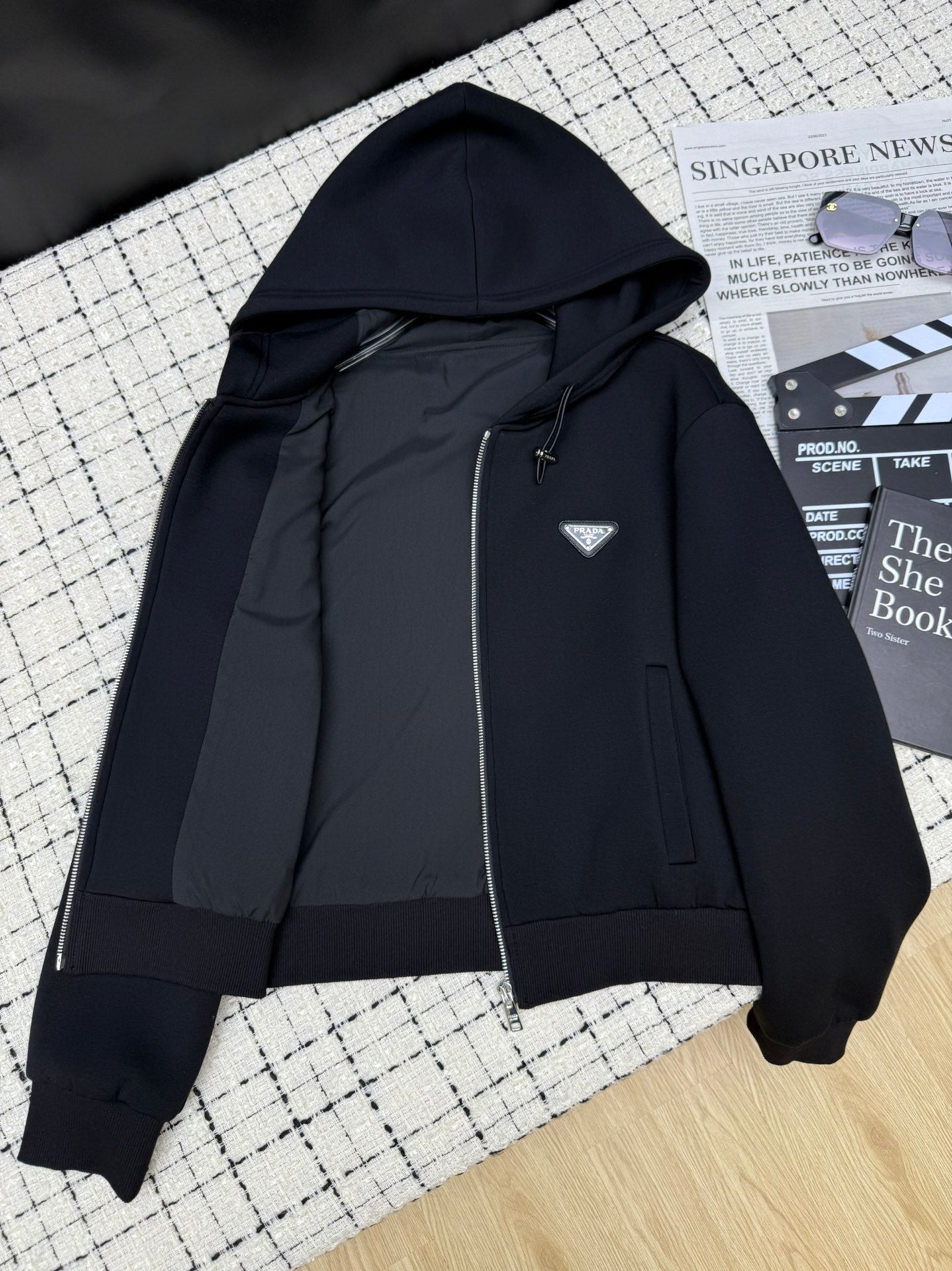 PRADA 26S HOODED JACKET 597