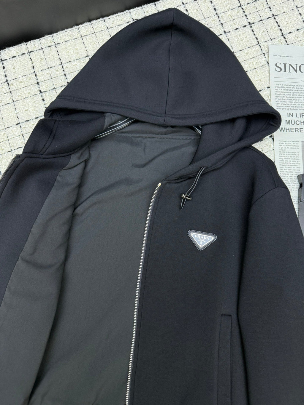 PRADA 26S HOODED JACKET 597