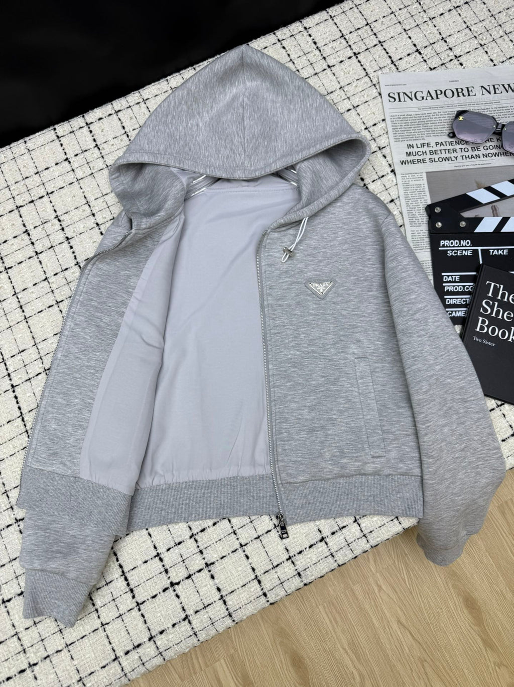 PRADA 26S HOODED JACKET 596
