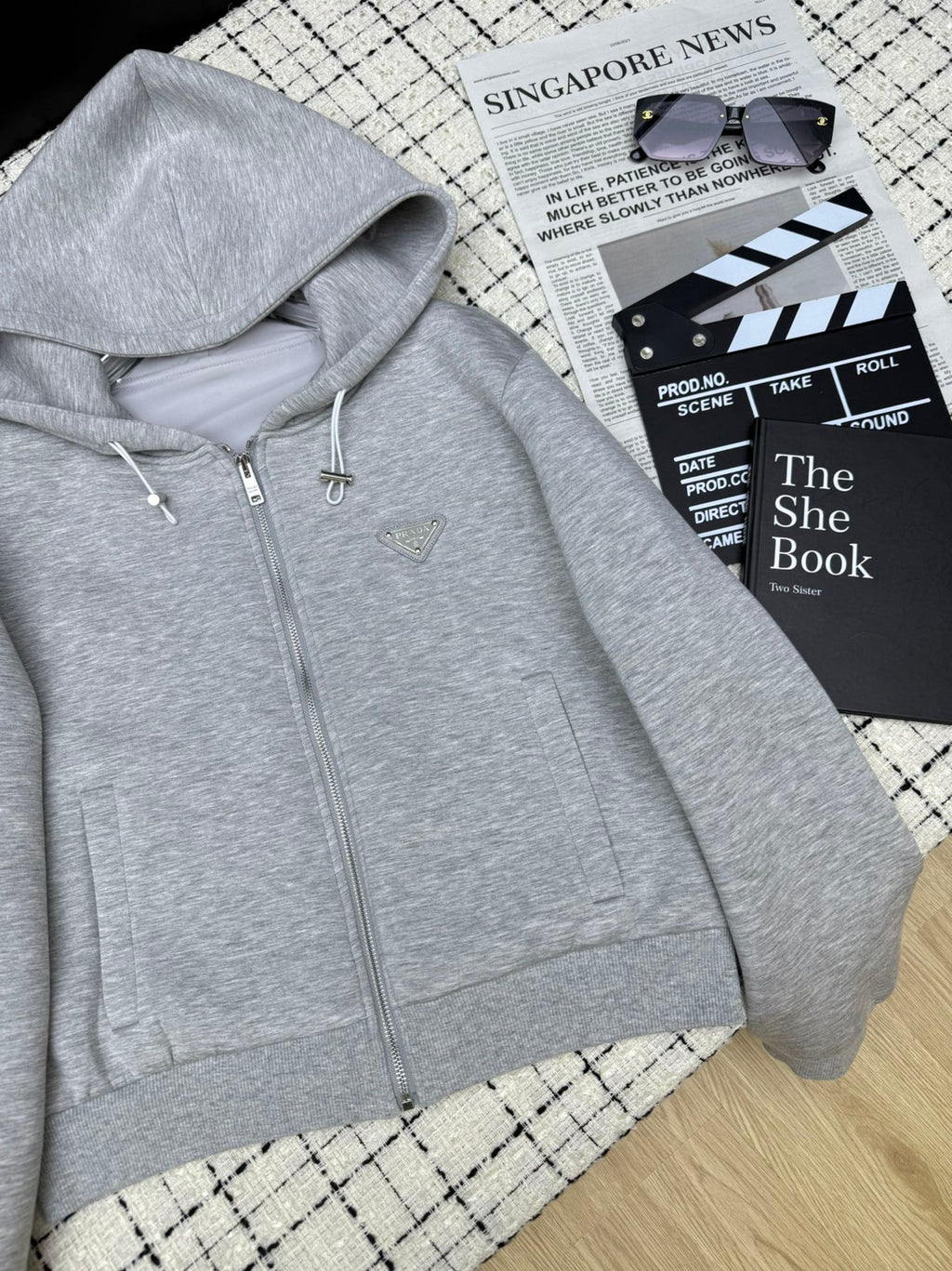 PRADA 26S HOODED JACKET 596