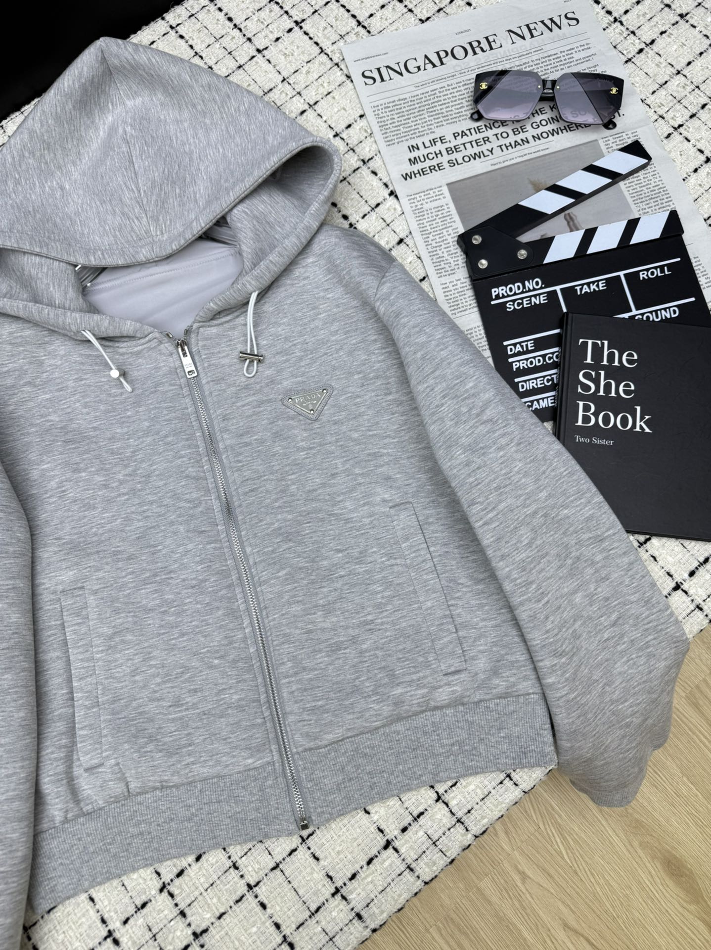 PRADA 26S HOODED JACKET 596
