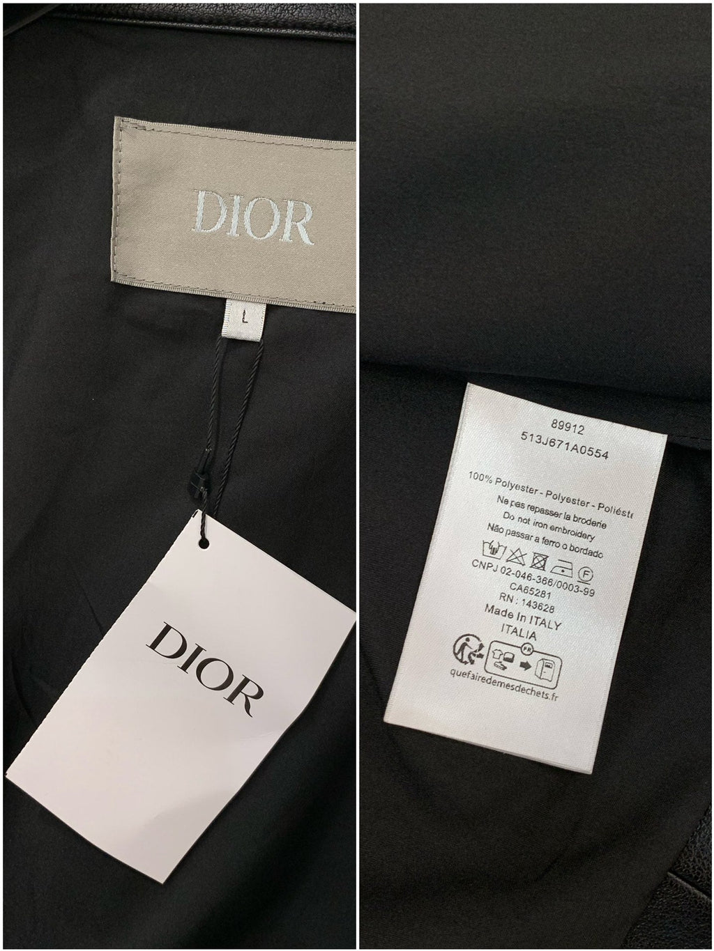 DIOR 25S LEATHER JACKET STYLE 020