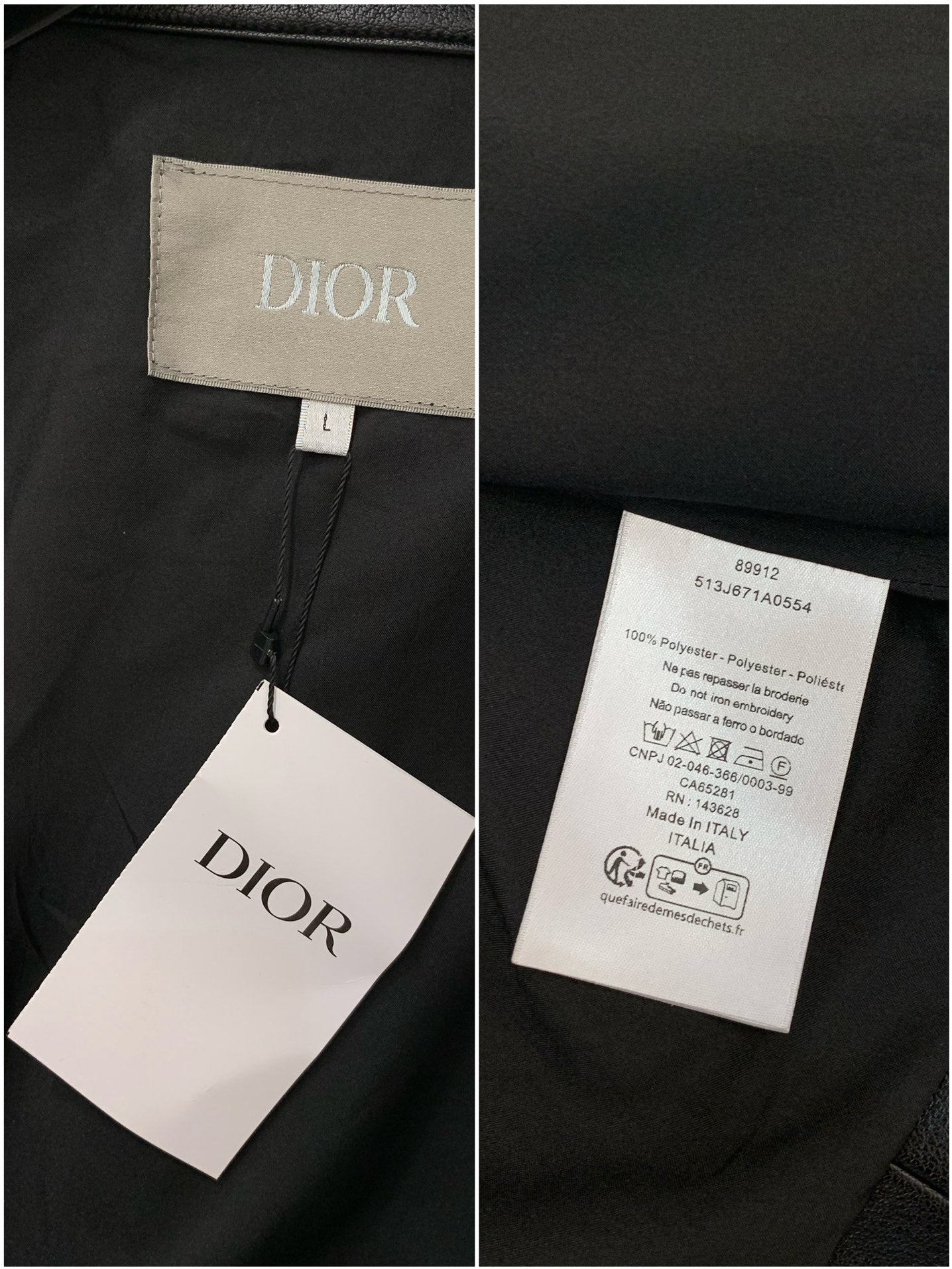 DIOR 25S LEATHER JACKET STYLE 020