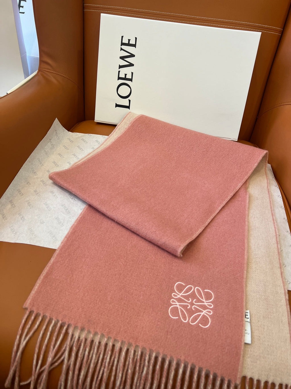 LOEWE 26S SCARF 180 IN CASHMERE WOOL 863709