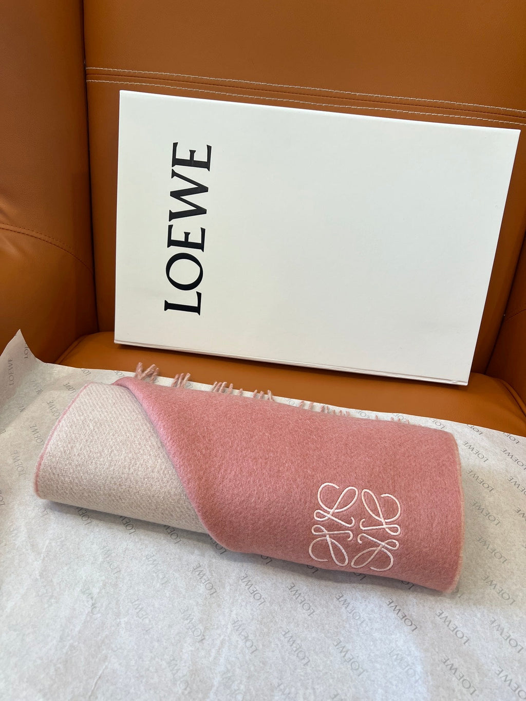 LOEWE 26S SCARF 180 IN CASHMERE WOOL 863709
