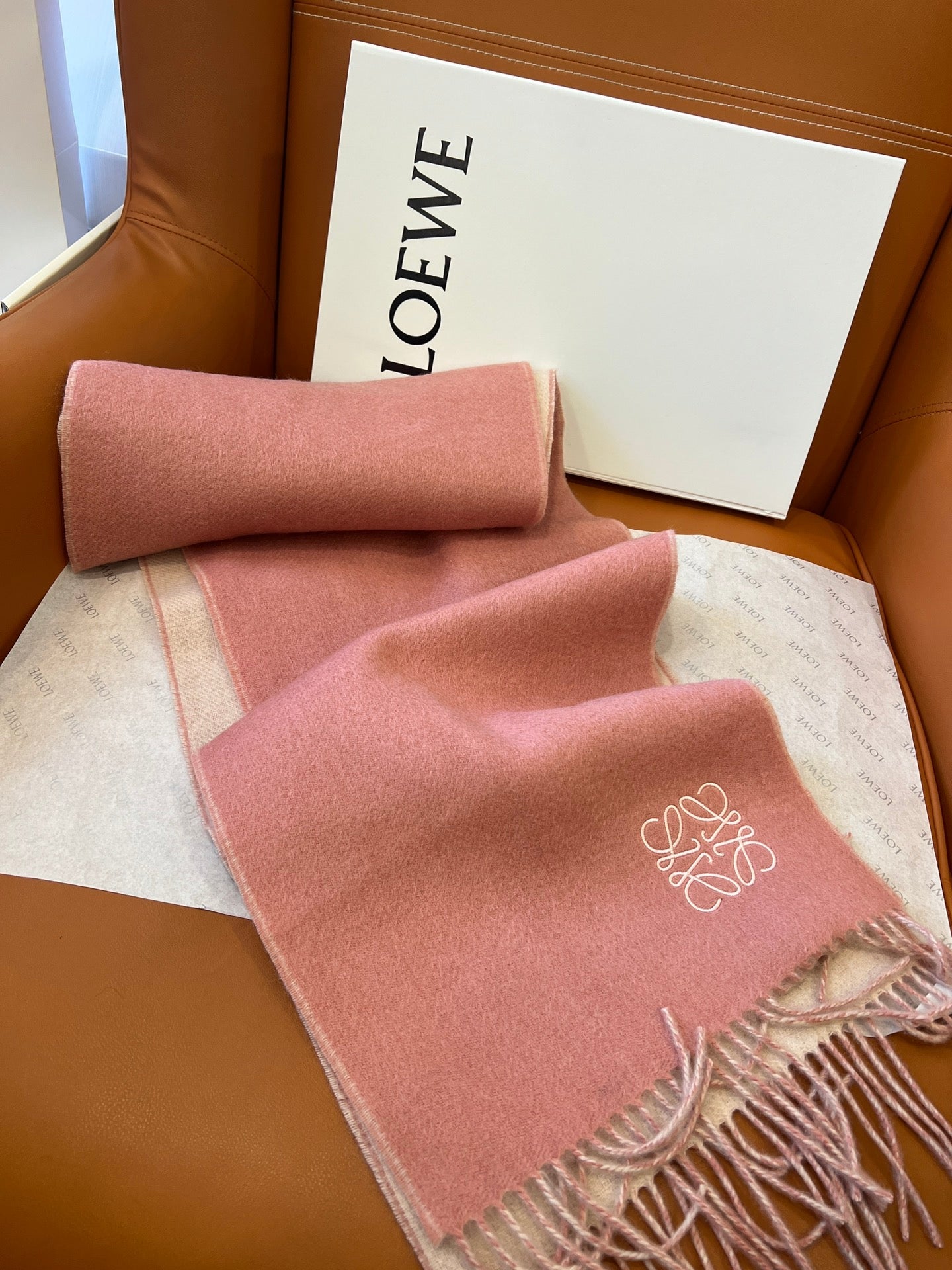 LOEWE 26S SCARF 180 IN CASHMERE WOOL 863709