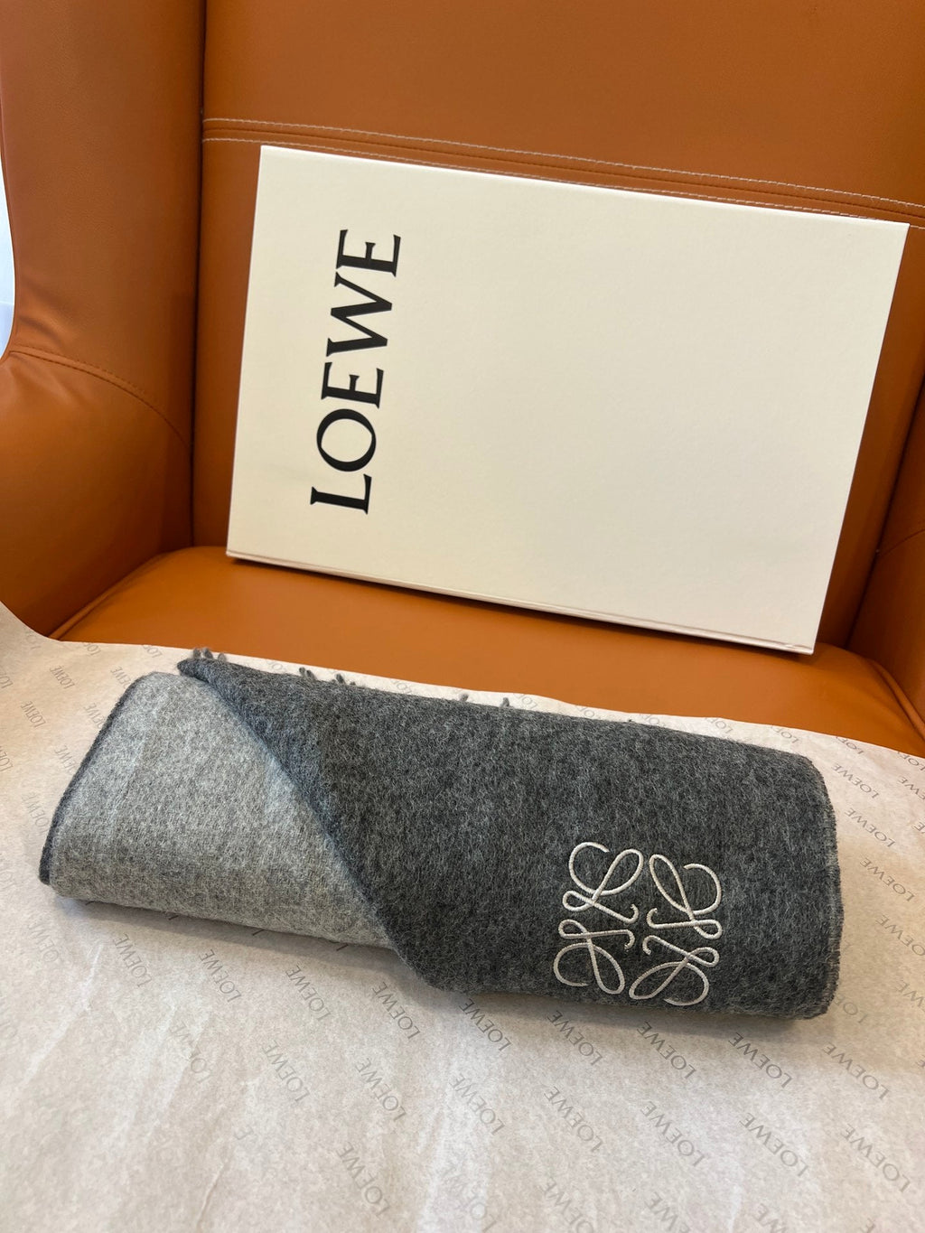 LOEWE 26S SCARF 180 IN CASHMERE WOOL 863828