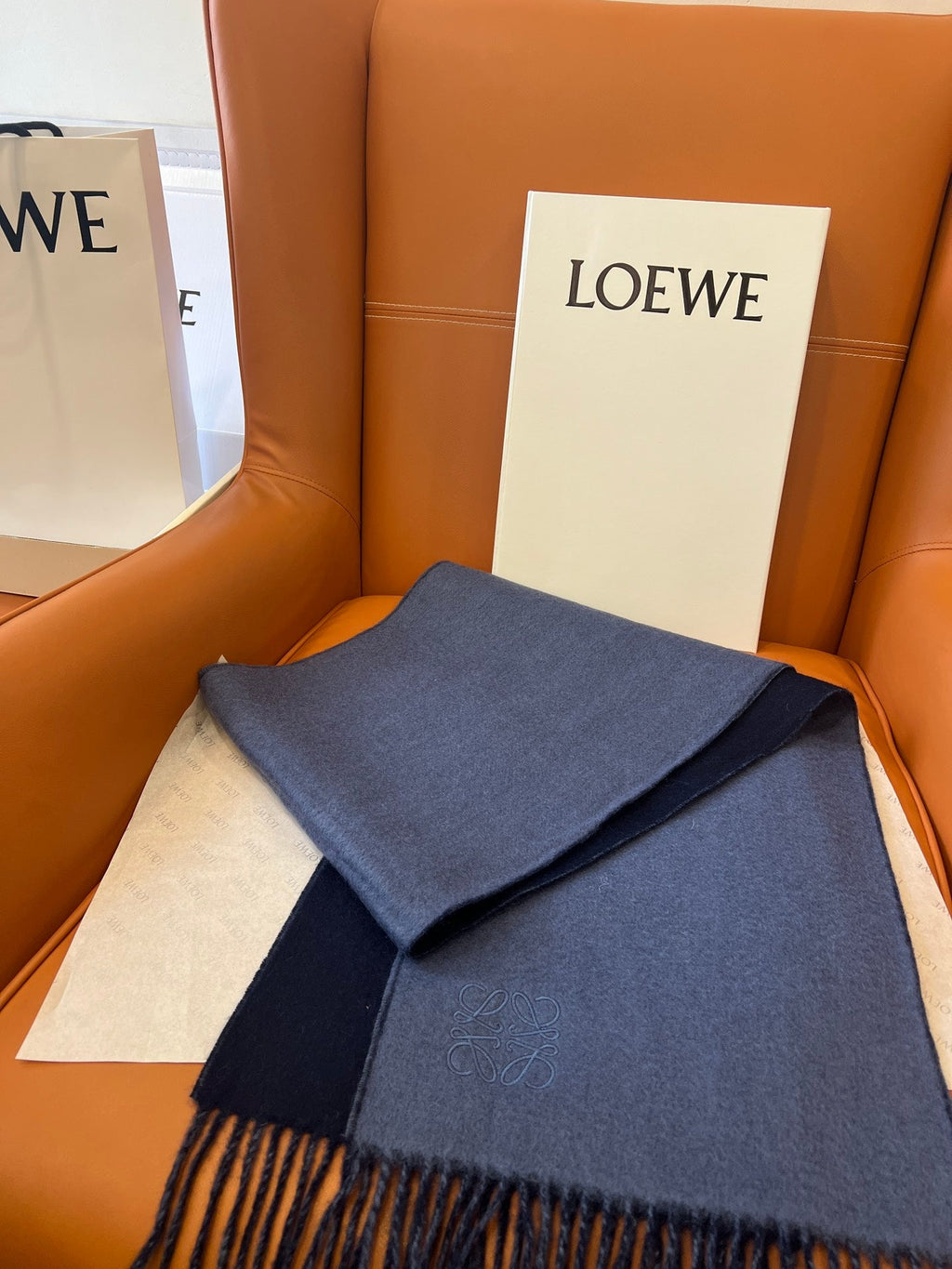 LOEWE 26S SCARF 180 IN CASHMERE WOOL 863830
