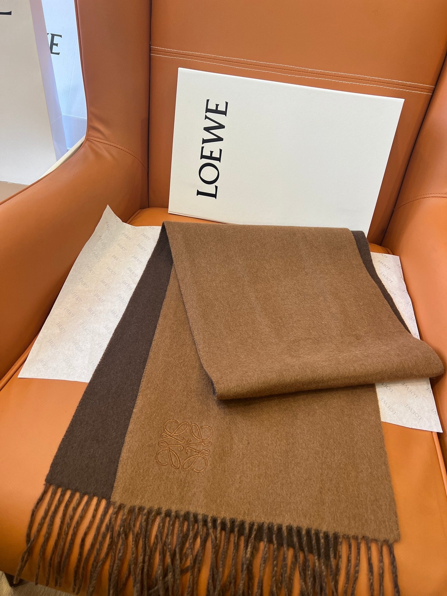 LOEWE 26S SCARF 180 IN CASHMERE WOOL 863831