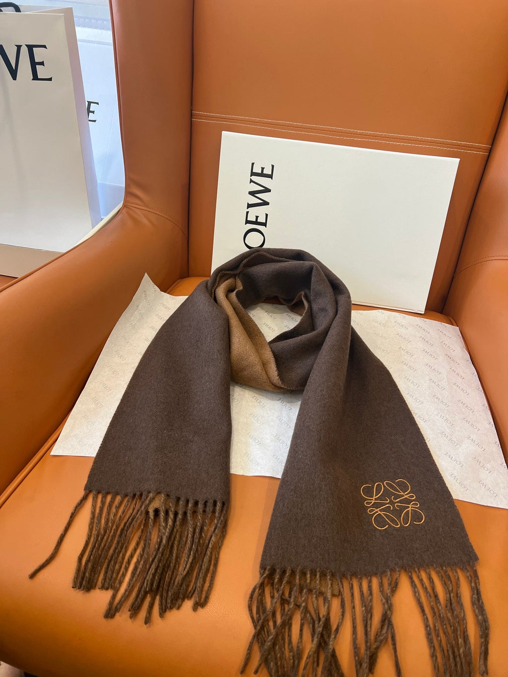 LOEWE 26S SCARF 180 IN CASHMERE WOOL 863831