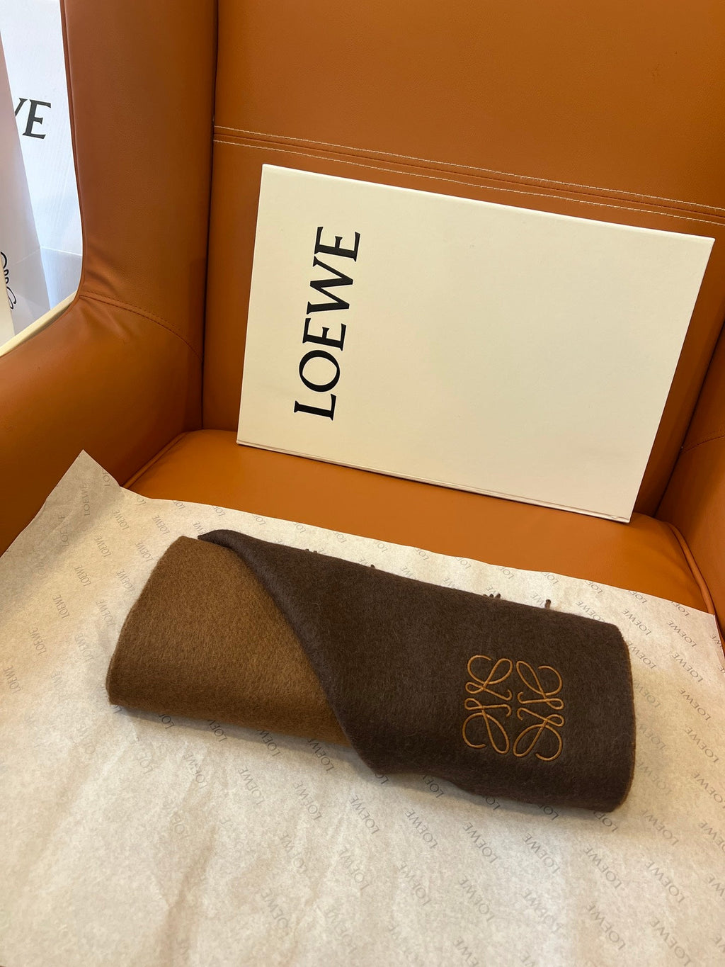LOEWE 26S SCARF 180 IN CASHMERE WOOL 863831
